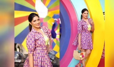 Jaipur's Iti Acharya Radiates Elegance as Cultural Ambassador at IFFI 2023