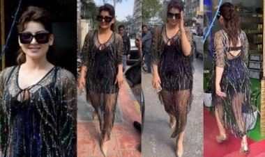 Urvashi Rautela Gets Spotted In A Never Seen Before Look, Shines Bright In Bling Empire's Transparent Outfit Worth 15K