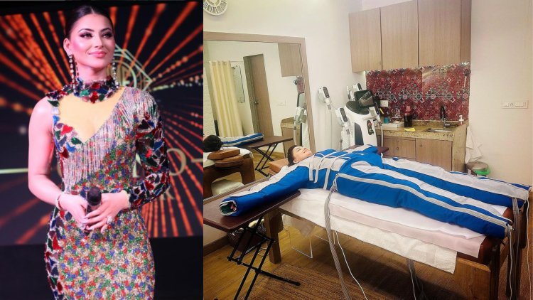 What! Urvashi Rautela detoxifies her body with Pressotherapy sessions, which cost a whopping price of 80k shares glimpse on her social media