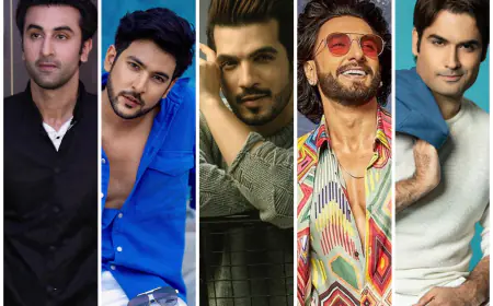 Five most fashionable male actors in the entertainment industry with dashing looks!