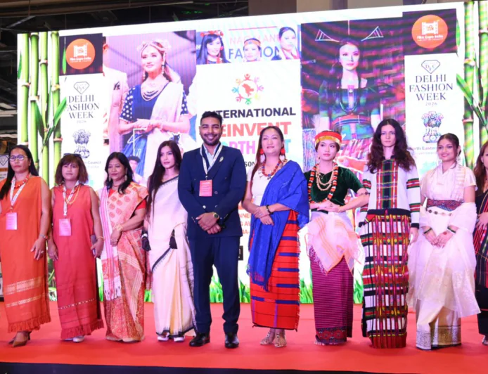 International Reinvent Northeast – Season 8 presented by NEHHDC & DFC Promoted Naari Shakti & Northeast Weaves at Delhi Fashion Week 2026
